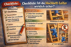 Hochbett sicherheit leiter